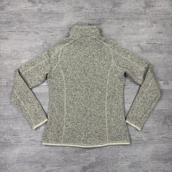 Patagonia Womens Small Better Sweater Fleece Jacket Gray Full Zip Logo Outdoors - Picture 10 of 12